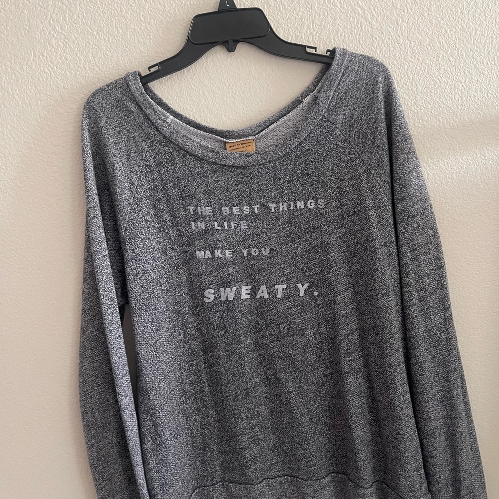 good hYOUman Gray Crew Neck Sweater